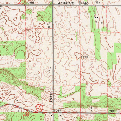 United States Geological Survey Wautoma NE, WI (1968, 24000-Scale) digital map