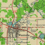 United States Geological Survey Wautoma, WI (1959, 48000-Scale) digital map