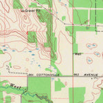 United States Geological Survey Wautoma, WI (1968, 24000-Scale) digital map