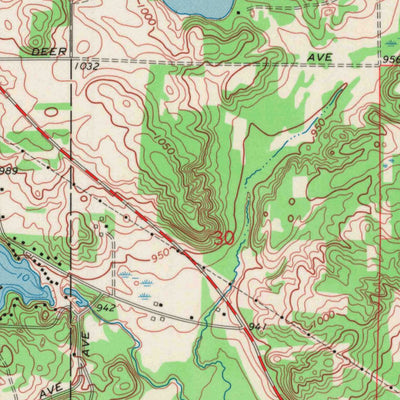 United States Geological Survey Wautoma, WI (1968, 24000-Scale) digital map