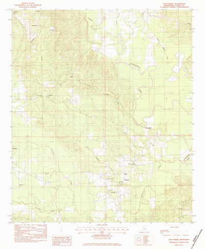 United States Geological Survey Wautubbee, MS (1983, 24000-Scale) digital map