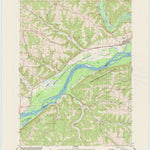 United States Geological Survey Wauzeka West, WI (1983, 24000-Scale) digital map