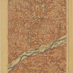 United States Geological Survey Wauzeka, WI (1926, 62500-Scale) digital map