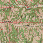 United States Geological Survey Wauzeka, WI (1967, 62500-Scale) digital map