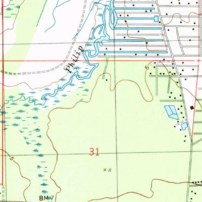 United States Geological Survey Waveland, MS (1997, 24000-Scale) digital map