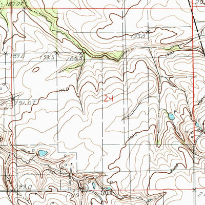 United States Geological Survey Waverly, IL (1998, 24000-Scale) digital map