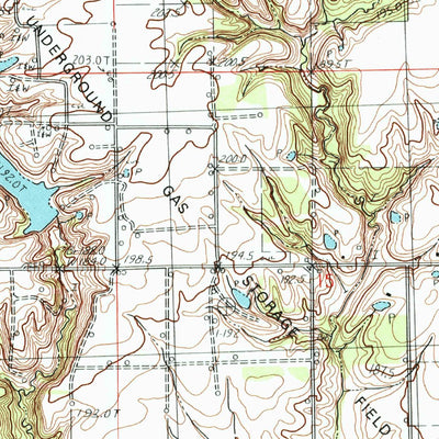United States Geological Survey Waverly, IL (1998, 24000-Scale) digital map