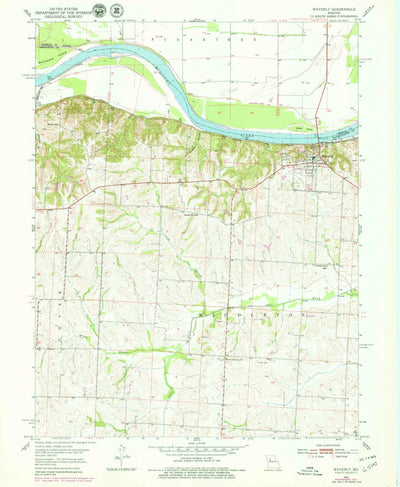 United States Geological Survey Waverly, MO (1951, 24000-Scale) digital map