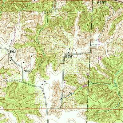 United States Geological Survey Waverly, MO (1951, 24000-Scale) digital map