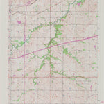 United States Geological Survey Waverly NW, KS (1957, 24000-Scale) digital map