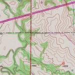 United States Geological Survey Waverly NW, KS (1957, 24000-Scale) digital map