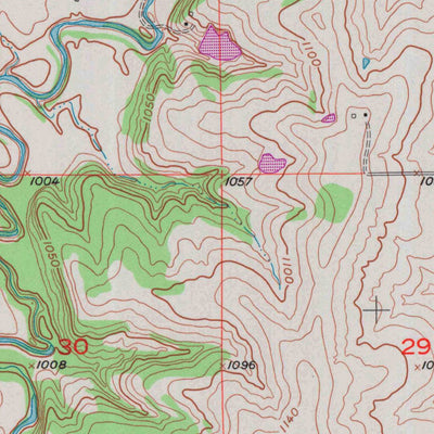United States Geological Survey Waverly NW, KS (1957, 24000-Scale) digital map