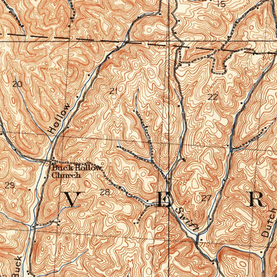 United States Geological Survey Waverly, OH (1906, 62500-Scale) digital map