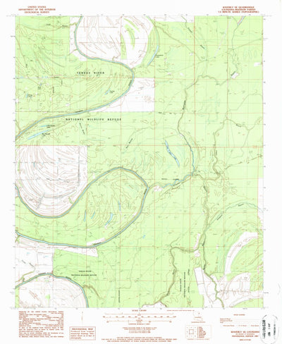 United States Geological Survey Waverly SE, LA (1987, 24000-Scale) digital map