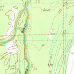 United States Geological Survey Waverly SE, LA (1987, 24000-Scale) digital map