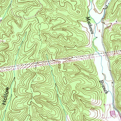 United States Geological Survey Waverly, TN (1950, 24000-Scale) digital map