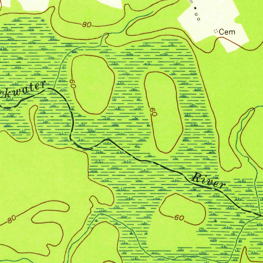 Waverly, VA (1956, 24000-Scale) Map by United States Geological Survey ...