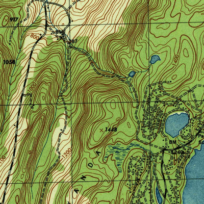 United States Geological Survey Wawayanda, NJ-NY (1943, 31680-Scale) digital map