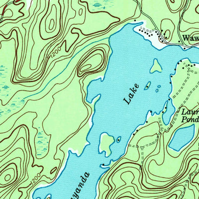 United States Geological Survey Wawayanda, NJ-NY (1954, 24000-Scale) digital map