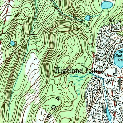 United States Geological Survey Wawayanda, NJ-NY (1954, 24000-Scale) digital map