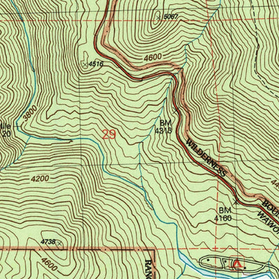 United States Geological Survey Wawona, CA (2004, 24000-Scale) digital map