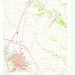 United States Geological Survey Waxahachie, TX (1961, 24000-Scale) digital map