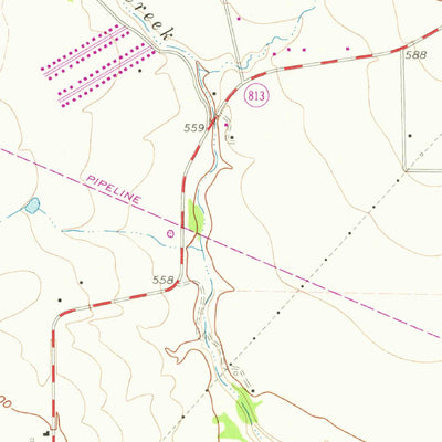 United States Geological Survey Waxahachie, TX (1961, 24000-Scale) digital map