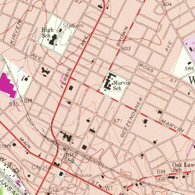 United States Geological Survey Waxahachie, TX (1961, 24000-Scale) digital map