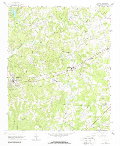 United States Geological Survey Waxhaw, NC (1970, 24000-Scale) digital map