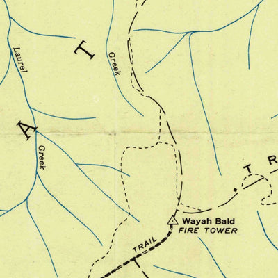 United States Geological Survey Wayah Bald, NC (1935, 24000-Scale) digital map