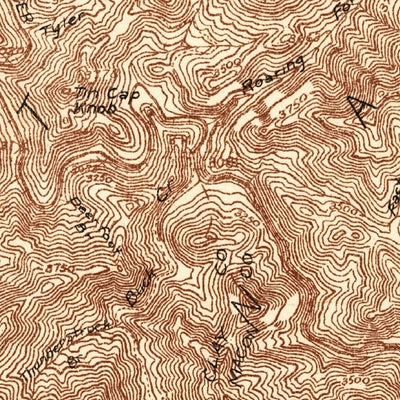 United States Geological Survey Wayah Bald, NC (1935, 48000-Scale) digital map