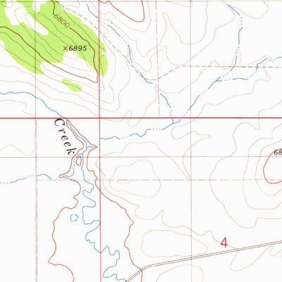 United States Geological Survey Wayan East, ID (1980, 24000-Scale) digital map