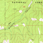 United States Geological Survey Wayan East, ID (1980, 24000-Scale) digital map