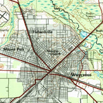 United States Geological Survey Waycross, GA (1978, 100000-Scale) digital map