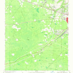 United States Geological Survey Waycross West, GA (1967, 24000-Scale) digital map