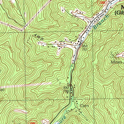 United States Geological Survey Wayland, KY (1992, 24000-Scale) digital map