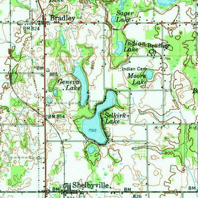 United States Geological Survey Wayland, MI (1959, 62500-Scale) digital map