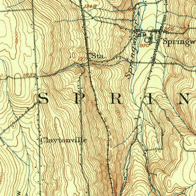 United States Geological Survey Wayland, NY (1902, 62500-Scale) digital map