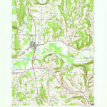United States Geological Survey Wayland, NY (1943, 24000-Scale) digital map