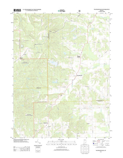 United States Geological Survey Waymansville, IN (2013, 24000-Scale) digital map
