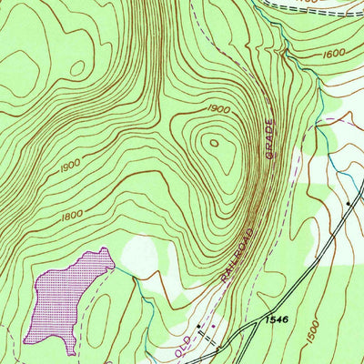United States Geological Survey Waymart, PA (1946, 24000-Scale) digital map