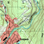 United States Geological Survey Waymart, PA (1999, 24000-Scale) digital map