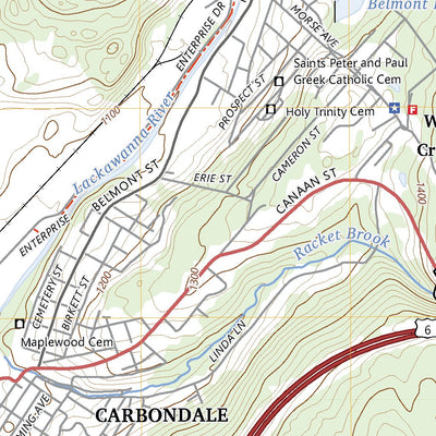 United States Geological Survey Waymart, PA (2023, 24000-Scale) digital map