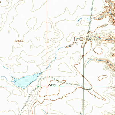 United States Geological Survey Wayne Creek SE, MT (1964, 24000-Scale) digital map