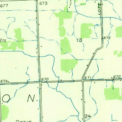 United States Geological Survey Wayne, MI (1936, 31680-Scale) digital map