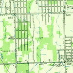 United States Geological Survey Wayne, MI (1936, 31680-Scale) digital map
