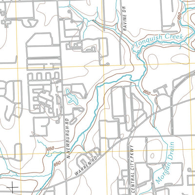 United States Geological Survey Wayne, MI (2011, 24000-Scale) digital map
