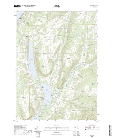 United States Geological Survey Wayne, NY (2023, 24000-Scale) digital map