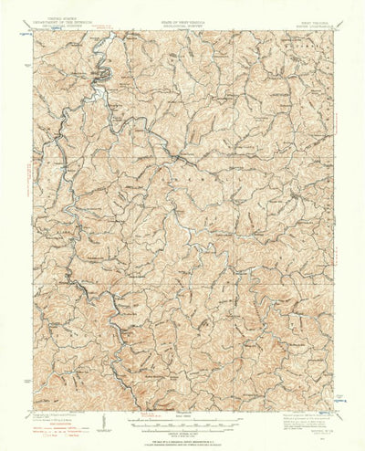 United States Geological Survey Wayne, WV (1931, 62500-Scale) digital map