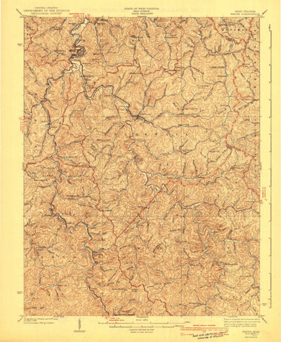 United States Geological Survey Wayne, WV (1941, 62500-Scale) digital map